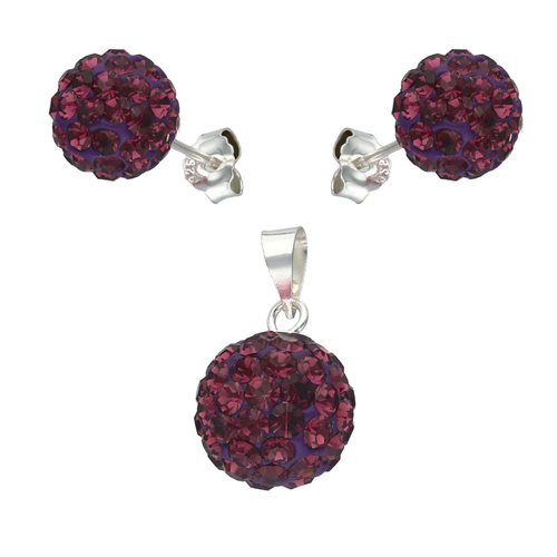 Conjunto Strass Amatista