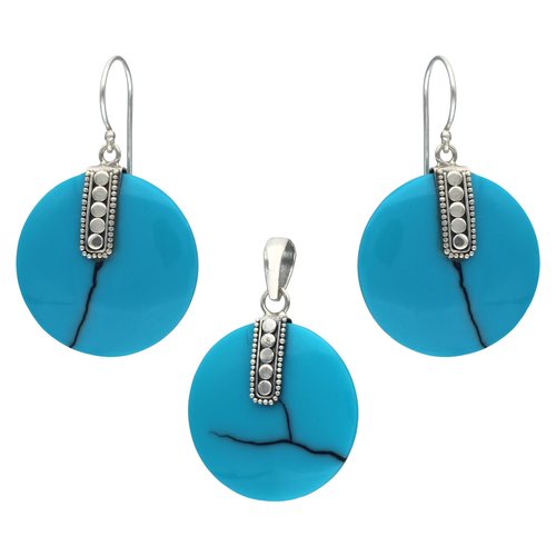 Conjunto Turquesa Circular
