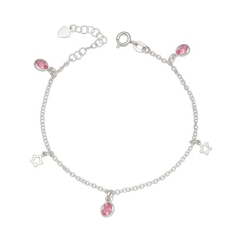 Pulsera Estrellas Circones Rosa Francia