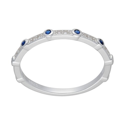 Anillo Cintillo Circones Zafiro