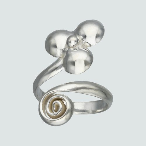 Anillo Flor Espiral