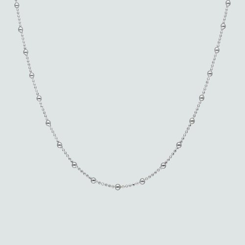 Collar Choker Ajustable Esferas y Hexágonos