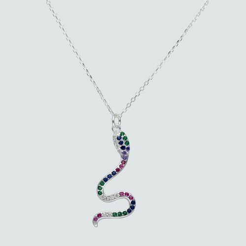 Collar Serpiente Circones Multicolor