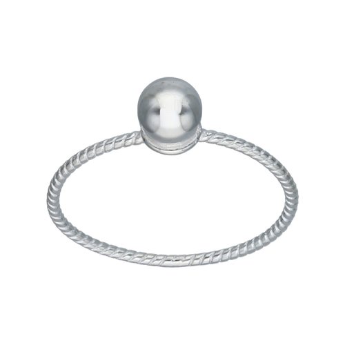 Anillo Trenzado Esfera