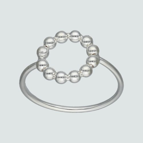 Anillo Circulo con Esferas