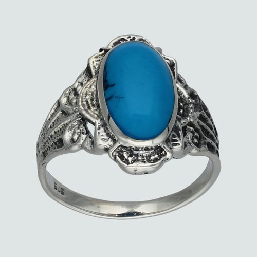Anillo Ovalado Turquesa