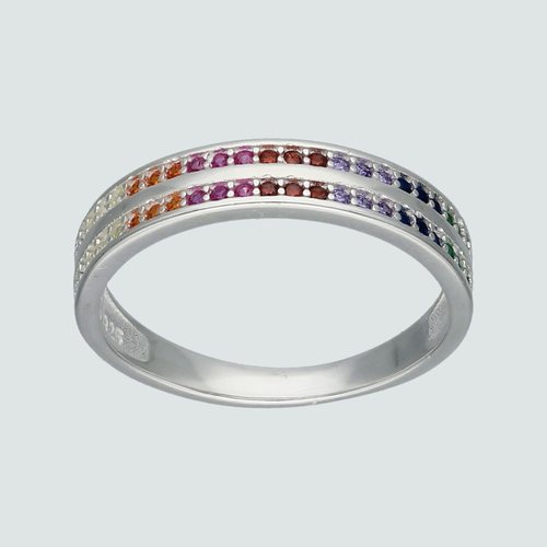 Anillo Cintillo Circones Multicolor