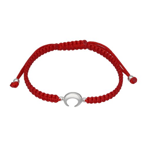 Pulsera Ajustable Trenzada Media Luna