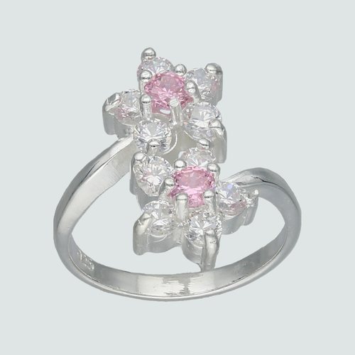 Anillo Flores Circones Rosa Francia