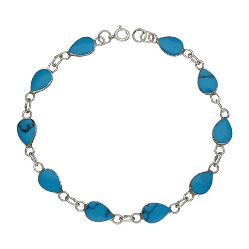 Pulsera Óvalos Crisocola