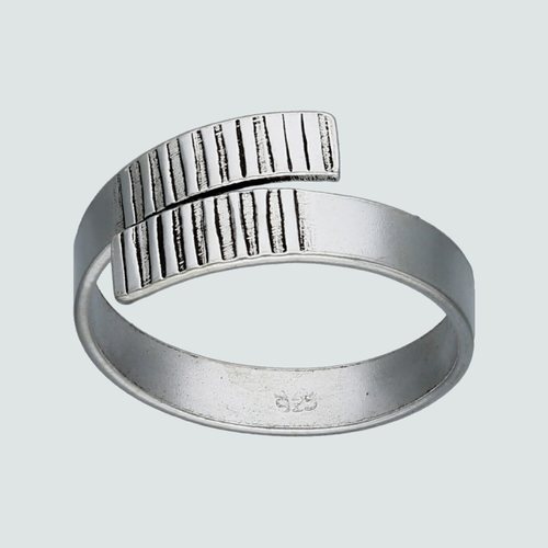 Anillo Cruzado Facetado
