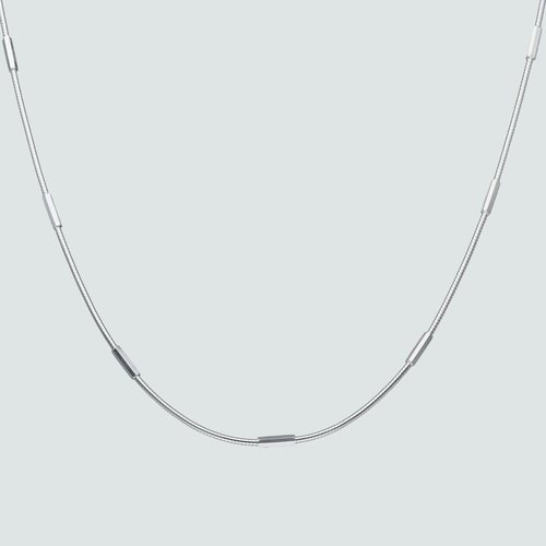 Collar Choker Ajustable Cola de Topo con Hexágonos