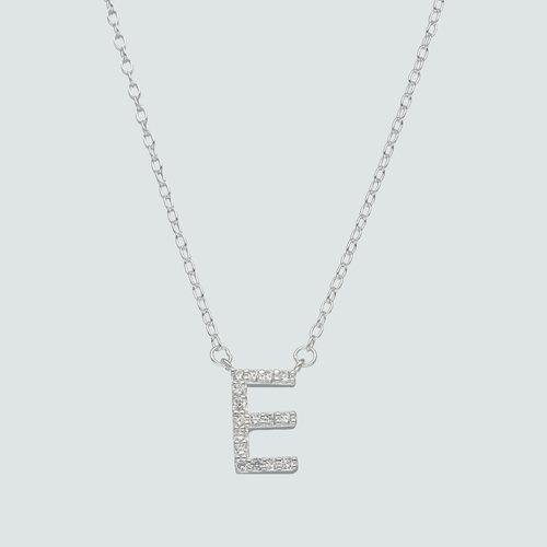 Collar Letra E con Circones