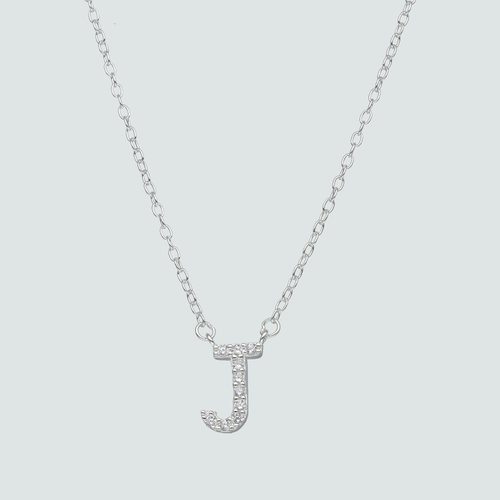 Collar Letra J con Circones