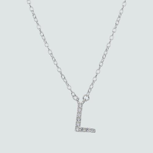 Collar Letra L con Circones