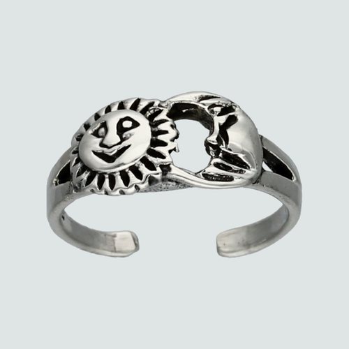 Anillo Midi Sol Media Luna