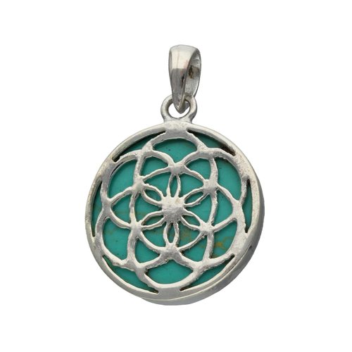 Colgante Mandala Turquesa