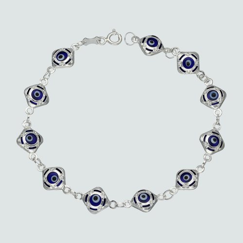 Pulsera Rombos Ojo Turco