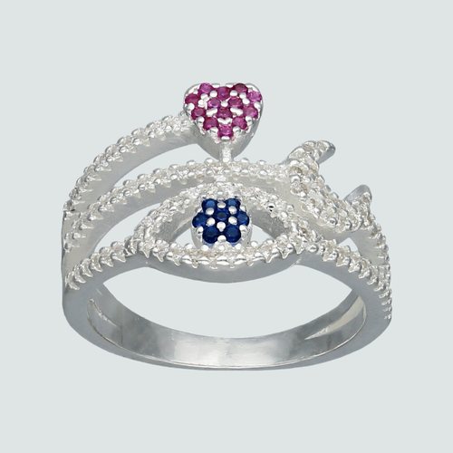 Anillo Media Luna Corazón Ojo Circones