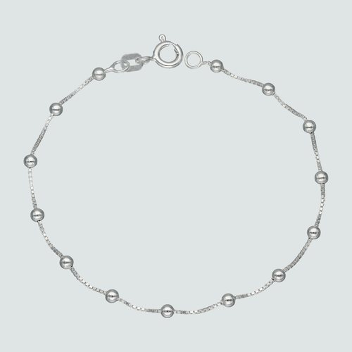 Pulsera Veneciana con Esferas 16 cm