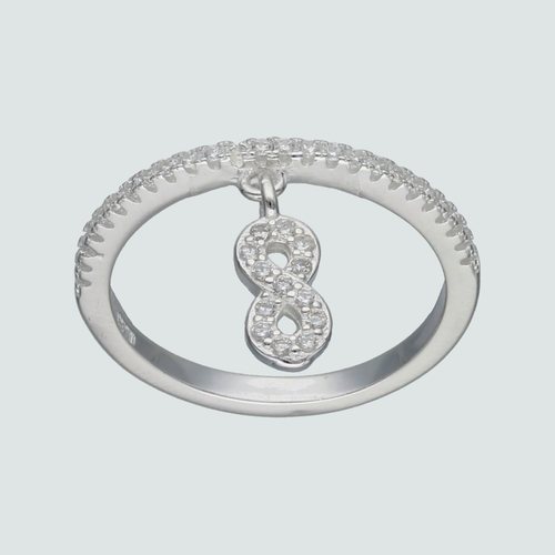 Anillo Infinito con Circones