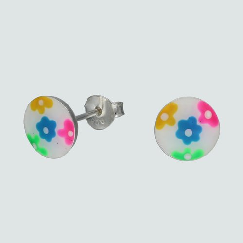 Aros Flores Esmaltadas