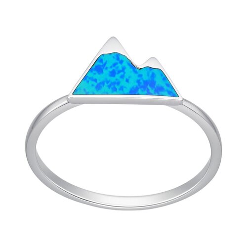 Anillo Montañas Ópalo Azul