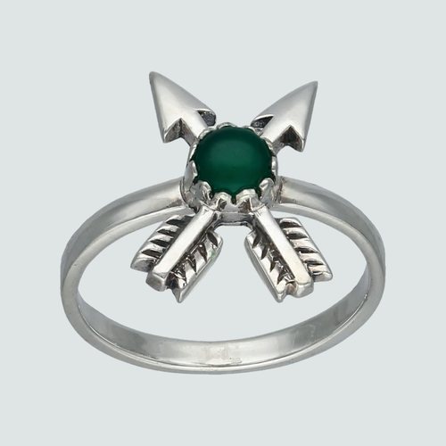 Anillo Flechas Jade