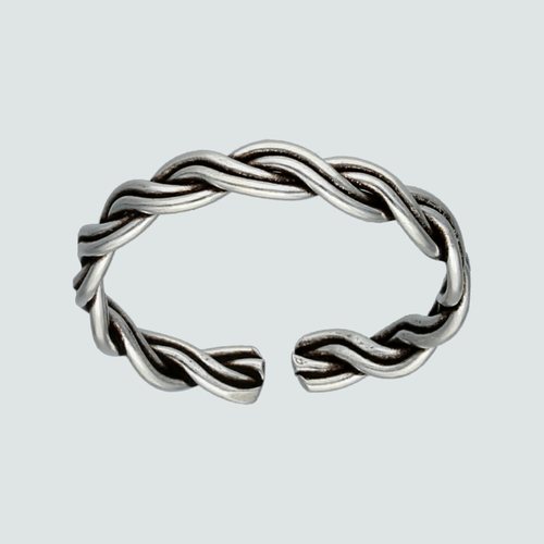 Anillo Midi Trenzado