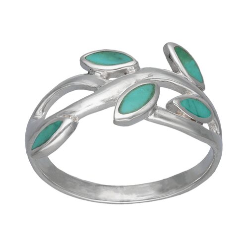 Anillo Espiga Turquesa
