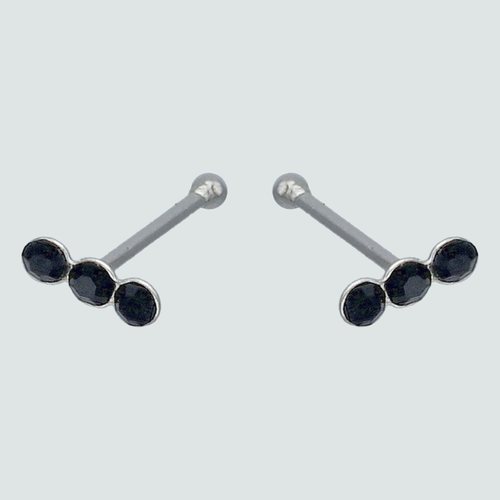 Aro Piercing Circones Ónix