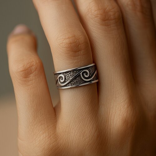 Anillo Midi Espirales