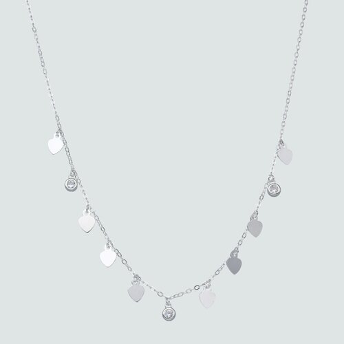 Collar Corazones y Circones
