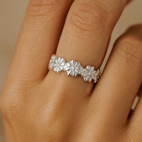 Anillo Midi Flores Margarita