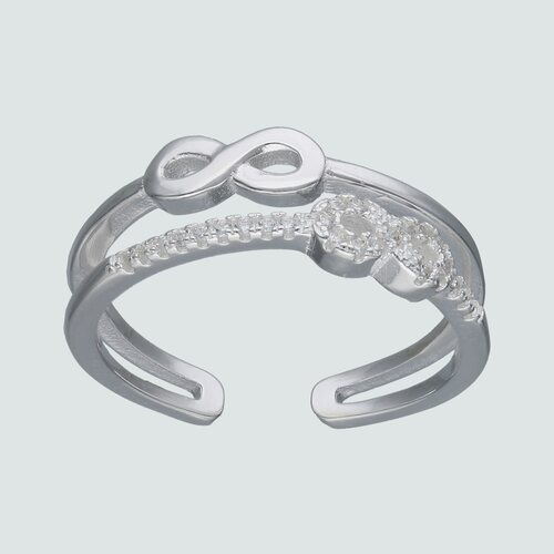 Anillo Ajustable Infinitos con Circones