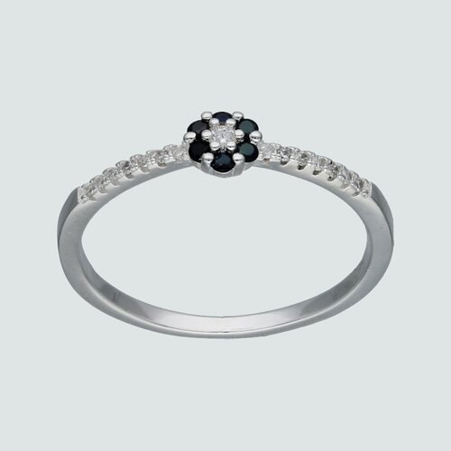 Anillo Flor Circones Ónix