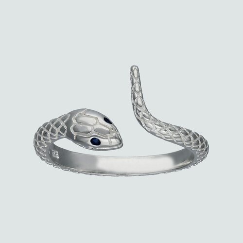 Anillo Ajustable Serpiente Circones Onix