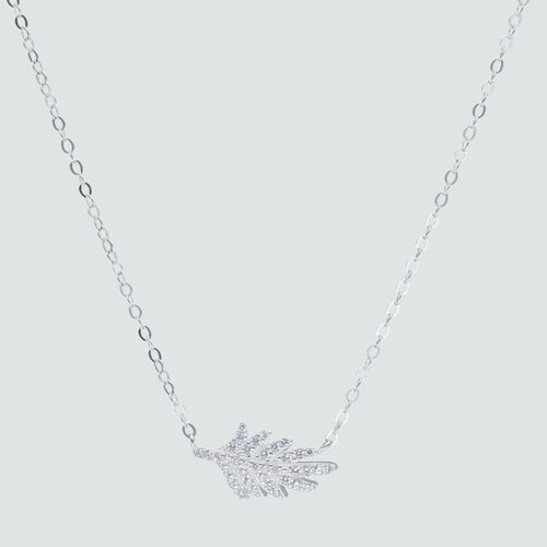 Collar Pluma con Circones