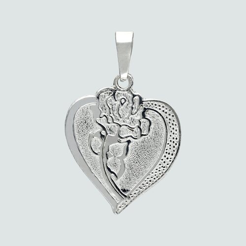 Colgante Corazón Flor