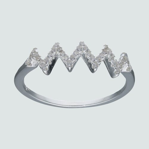 Anillo Zig Zag con Circones
