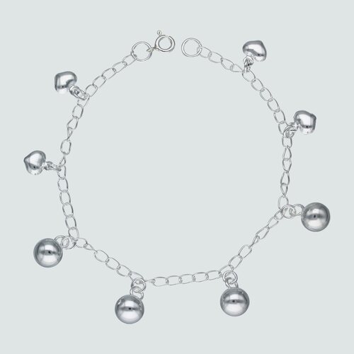 Pulsera Esferas y Corazones