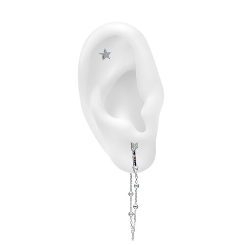 Aro Desigual Estrella Flecha Cadena Circones Multicolor