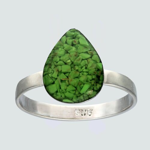 Anillo Gota Piedra Picada