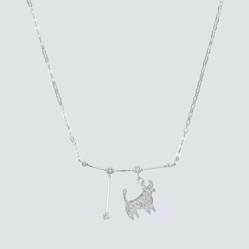 Collar Constelaciones Signo Tauro con Circones
