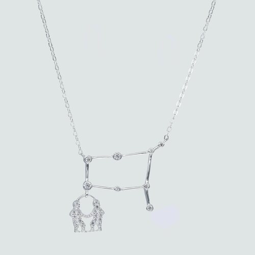 Collar Constelaciones Signo Géminis con Circones
