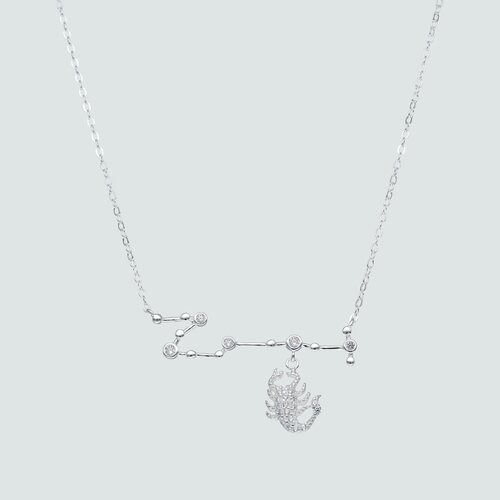 Collar Constelaciones Signo Escorpio con Circones