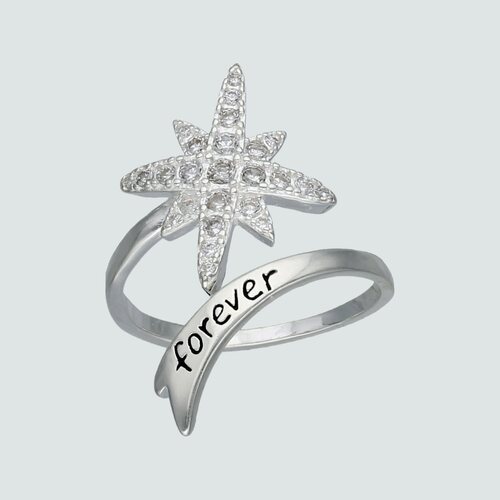 Anillo Estrella Fugaz con Circones Forever