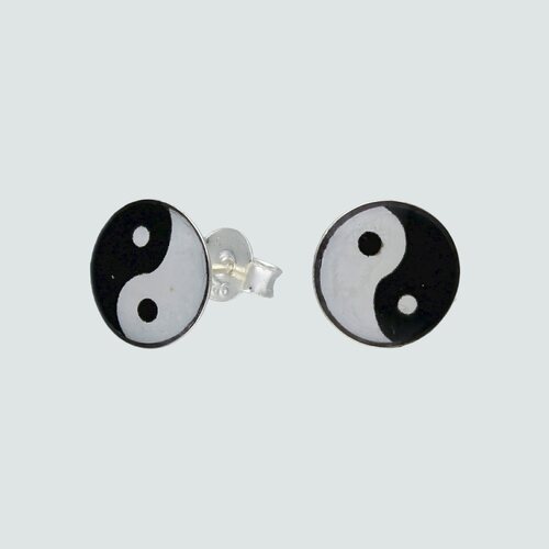 Aro Yin Yang Nácar Ónix