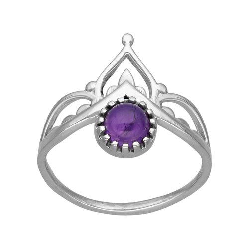 Anillo Corona Amatista