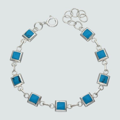 Pulsera Cuadros Turuquesa